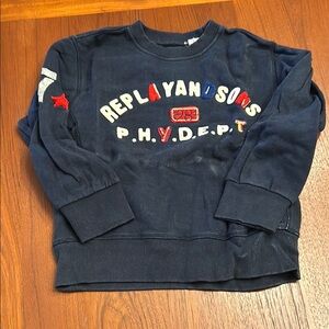 Replay and Sons Navy Sweatshirt